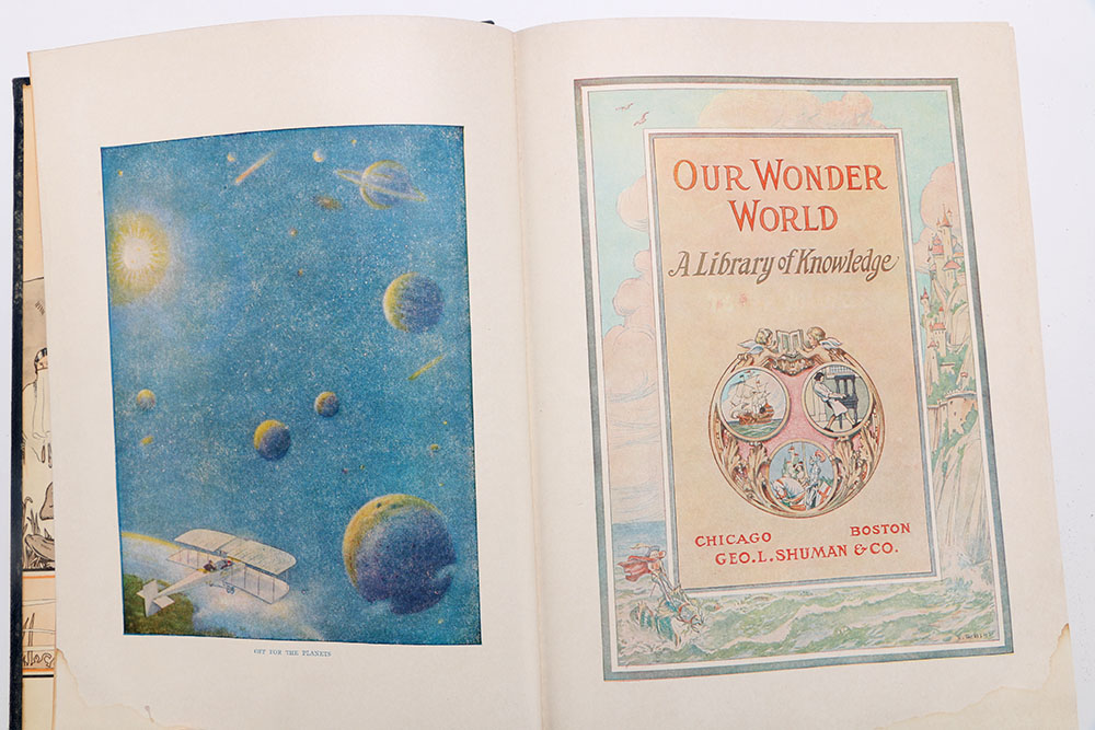 Complete Set of 1930s "Our Wonder World" Books