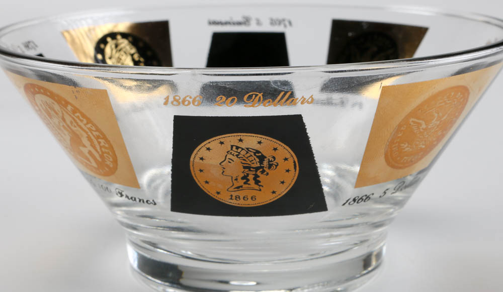 Black and Gold Barware