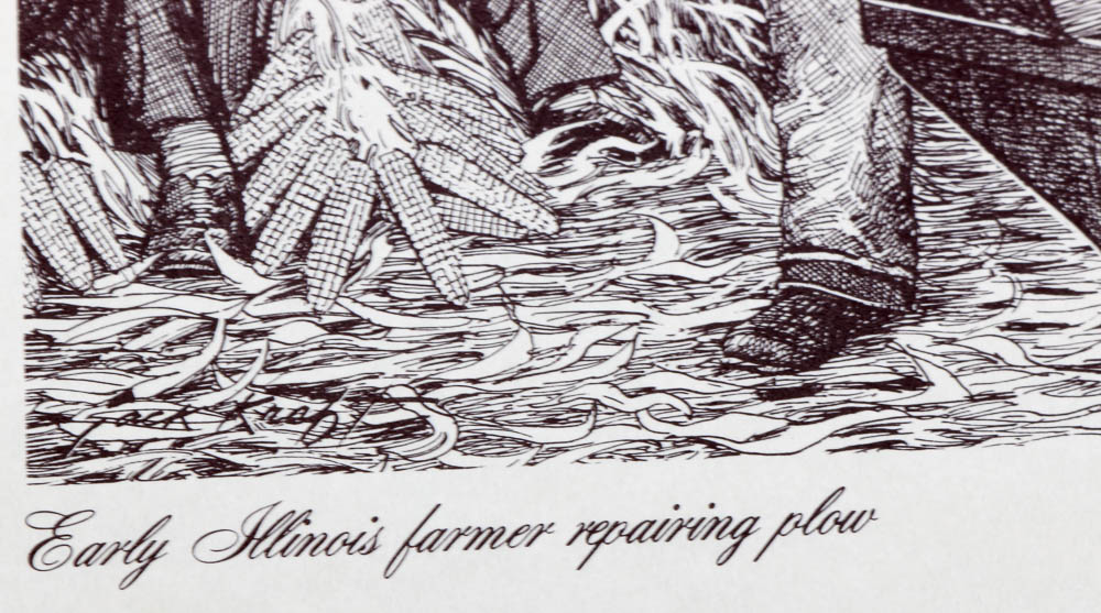 Assortment of Small Building Plans and Art