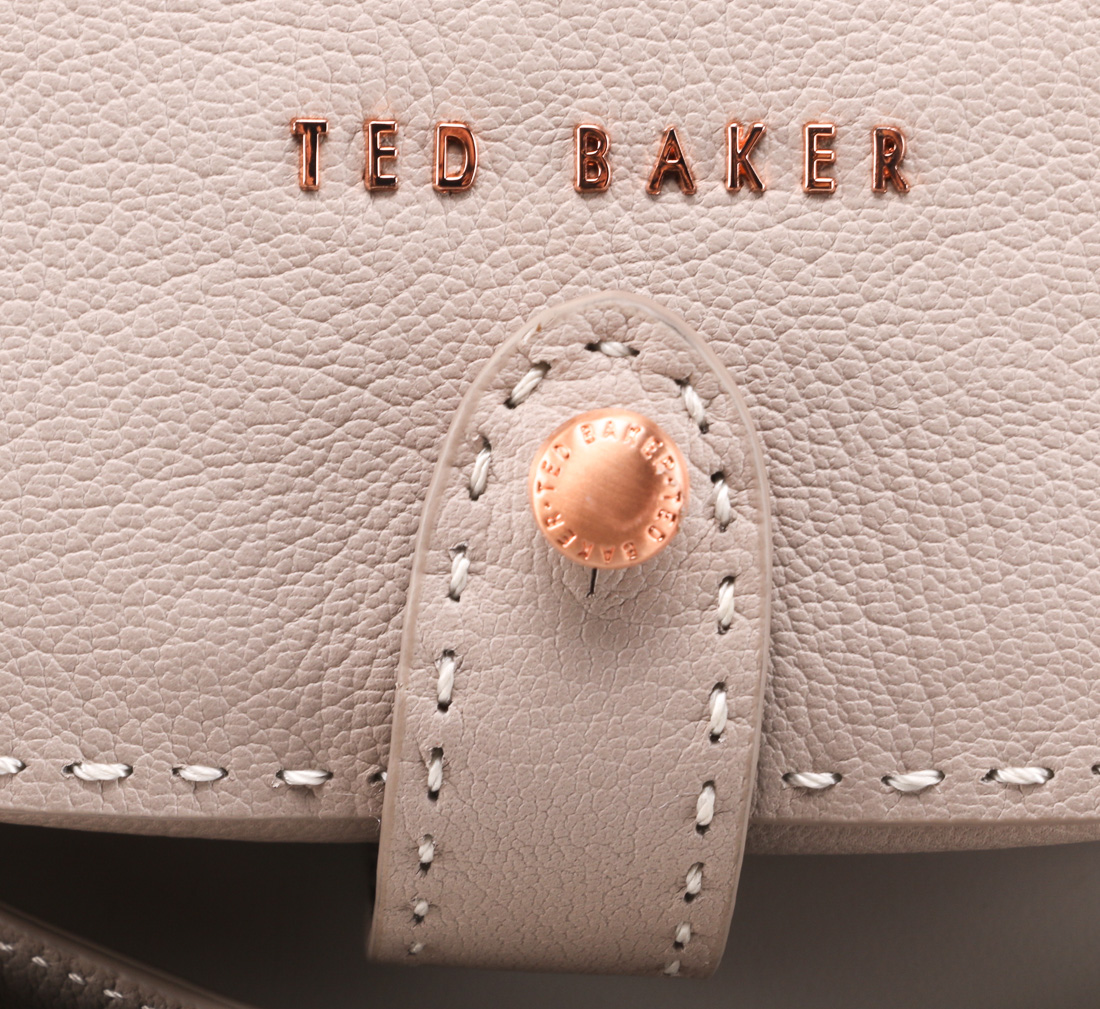 Ted Baker Beige Leather Saddle Bag