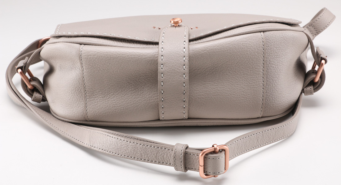 Ted Baker Beige Leather Saddle Bag