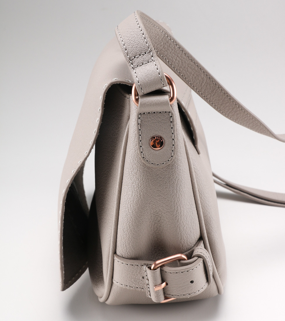 Ted Baker Beige Leather Saddle Bag