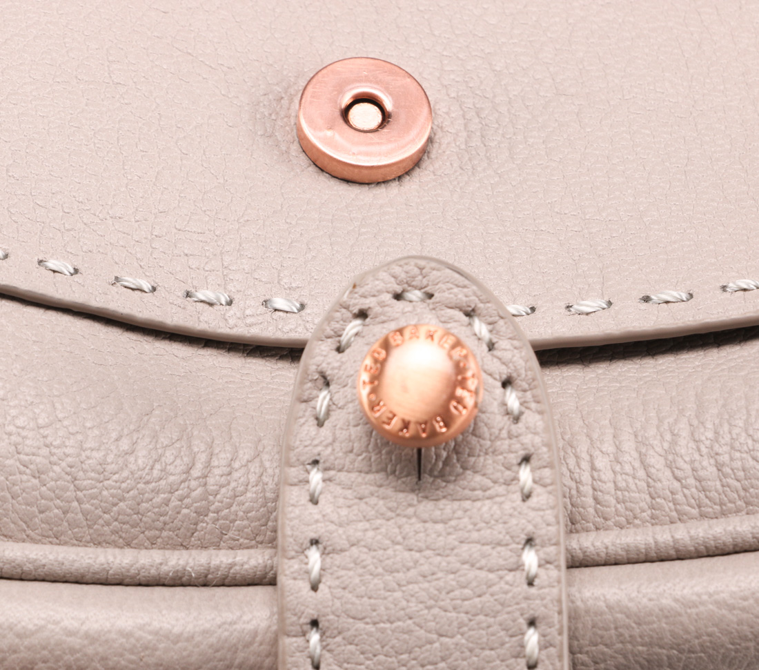 Ted Baker Beige Leather Saddle Bag