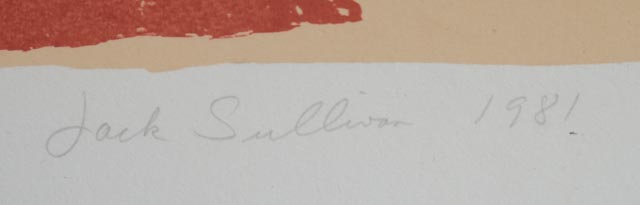 Jack Sullivan Signed Limited Edition Serigraph "Lenna" - WVXU