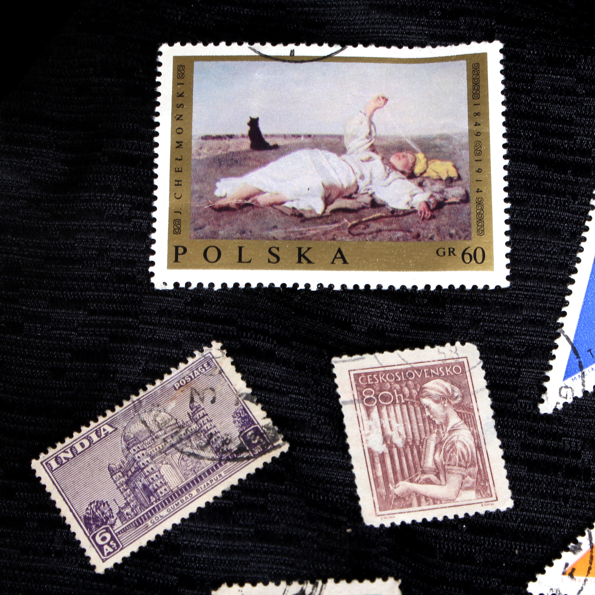 Vintage Foreign Stamps