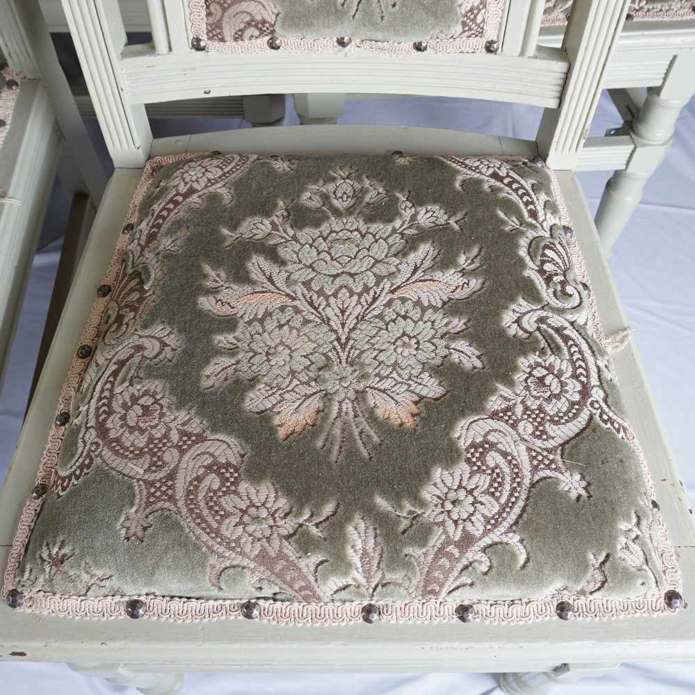 Set of Twelve Painted Eastlake Dining Chairs