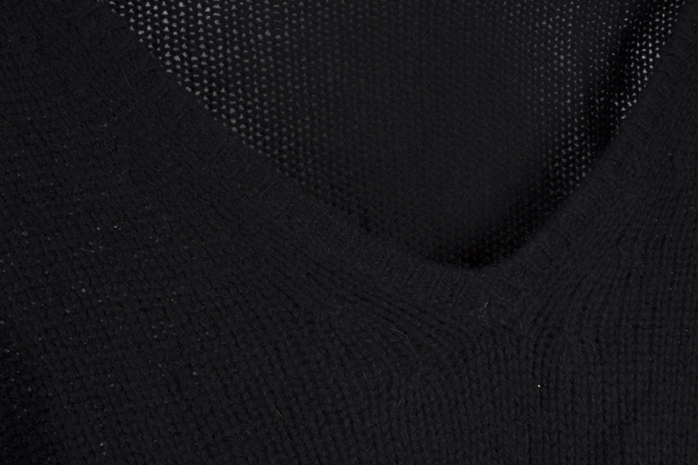 Black Cashmere Sweaters Prada V-Neck and Michael Kors Sleeveless Shell