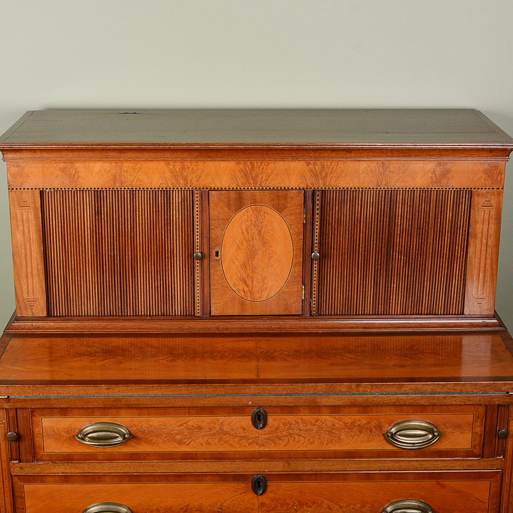 Antique American Federal Mahogany Ladies Writing Desk