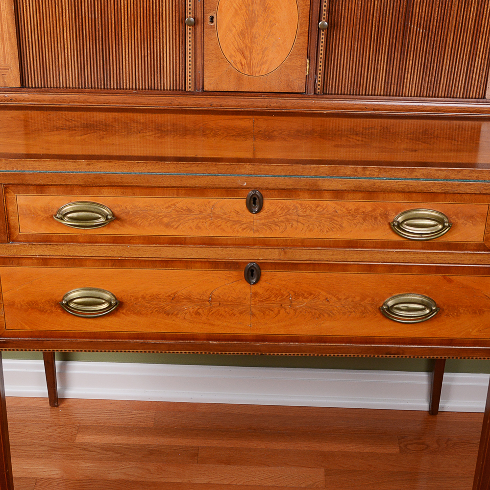 Antique American Federal Mahogany Ladies Writing Desk
