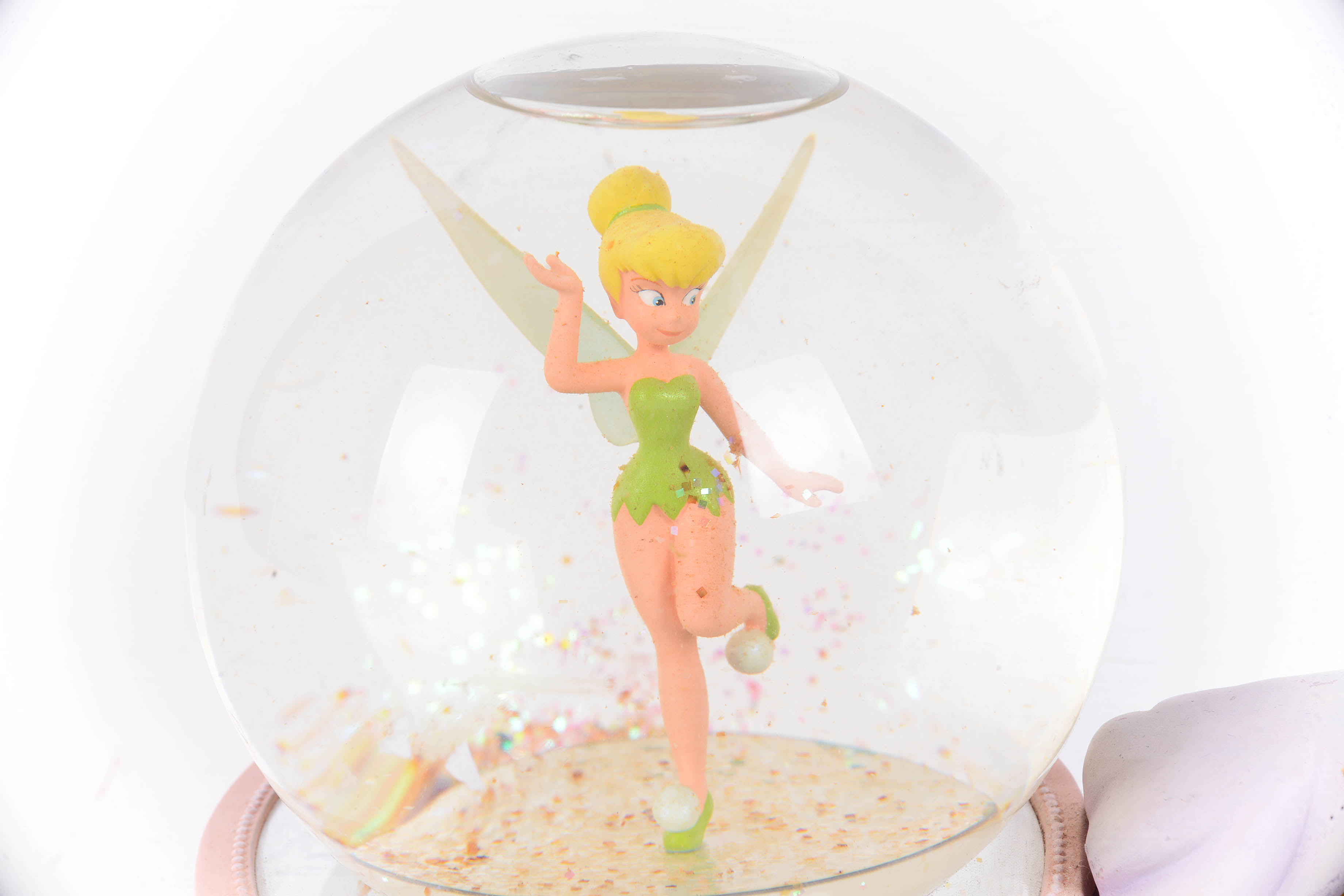 "A Dream Is A Wish Your Heart Makes" Snowglobe and Clock