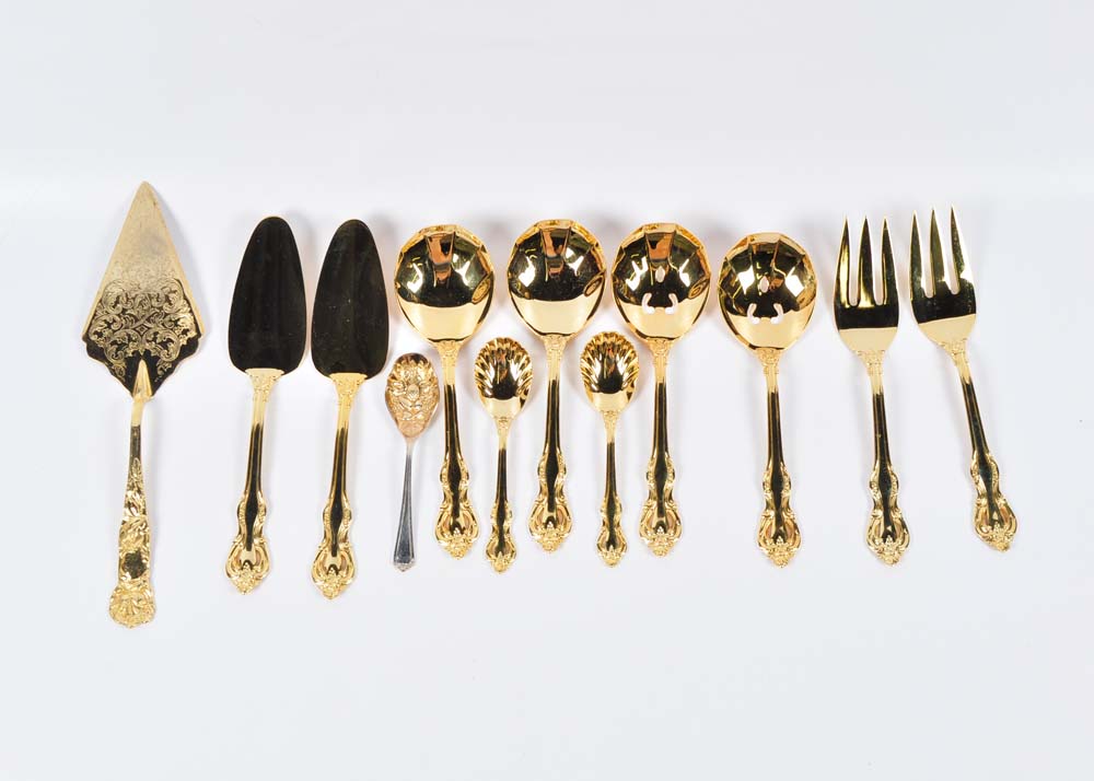Retroneu Regence Gold Plated Flatware