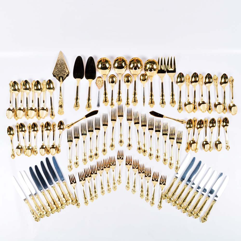 Retroneu Regence Gold Plated Flatware