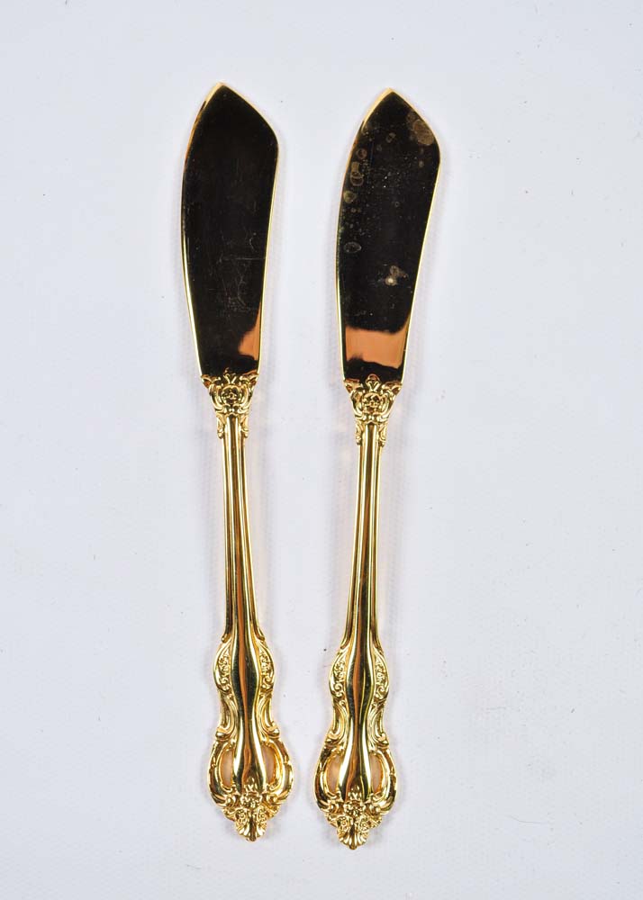 Retroneu Regence Gold Plated Flatware
