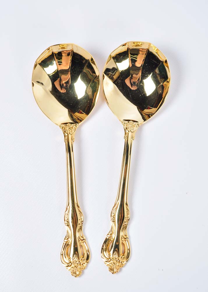 Retroneu Regence Gold Plated Flatware