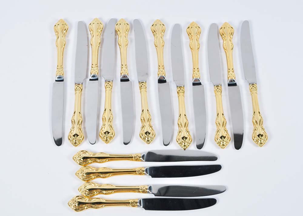 Retroneu Regence Gold Plated Flatware