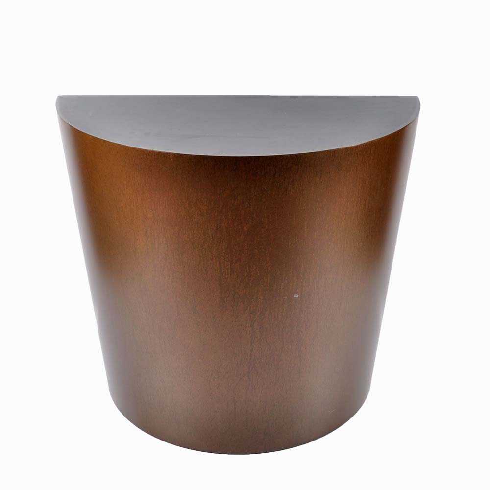 Half Round Modern Art Pedestal