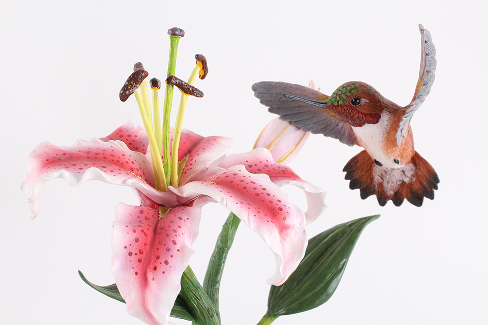 Complete Danbury Mint Hand Painted "Garden Treasures: Hummingbirds" Collection