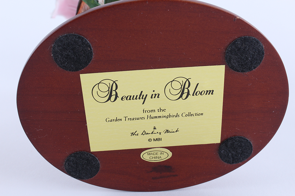 Complete Danbury Mint Hand Painted "Garden Treasures: Hummingbirds" Collection