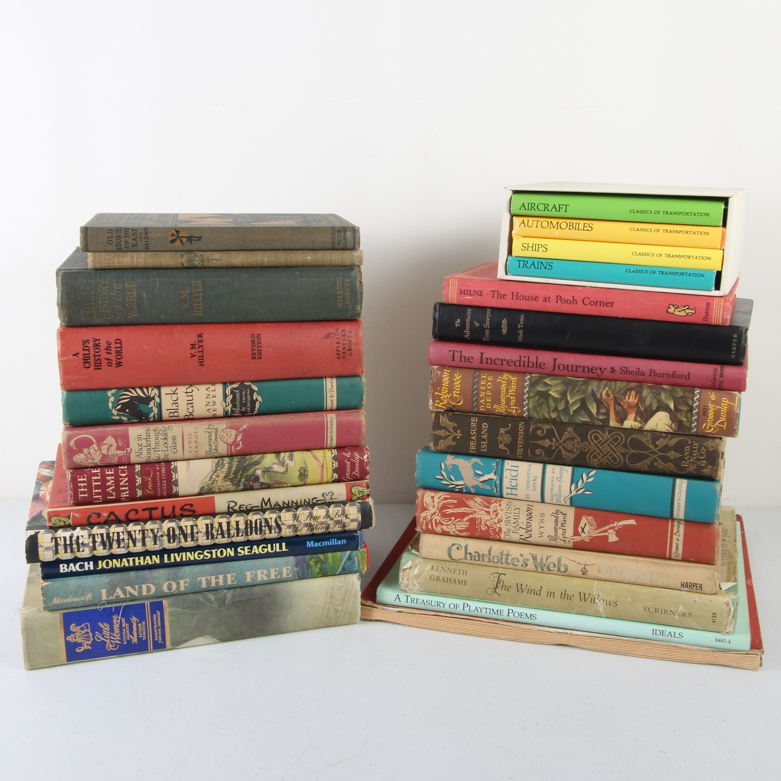 Assortment of Vintage Classic Children's Books