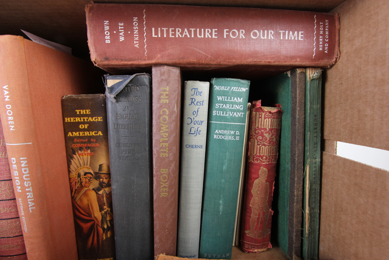 Assortment of Vintage and Antique Hardback Books