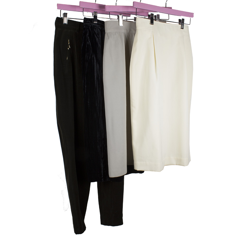 Women's Designer Skirts and Escada Velvet Pants