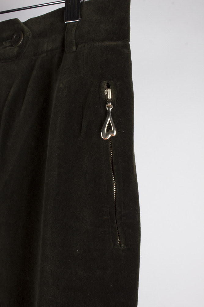 Women's Designer Skirts and Escada Velvet Pants