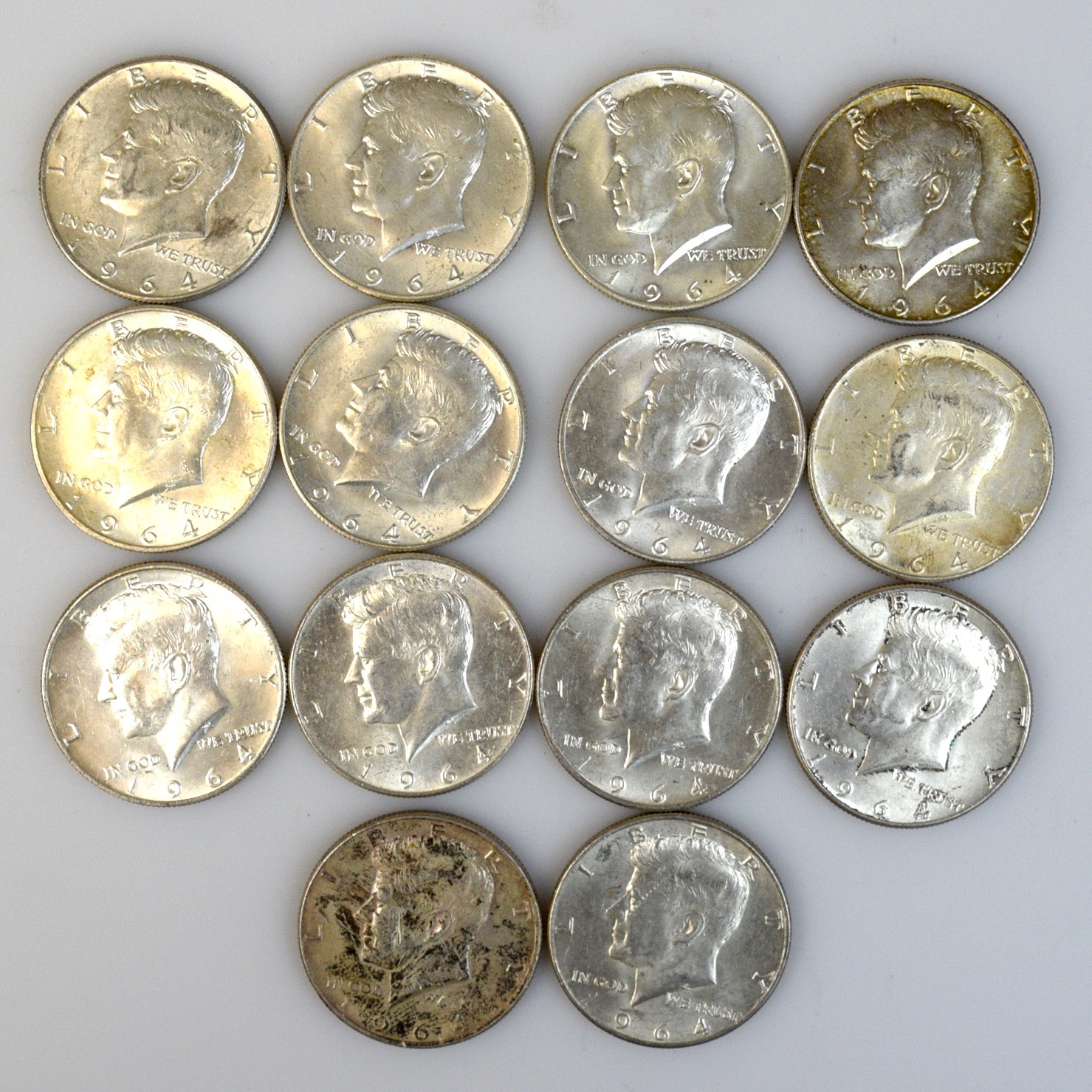 1964 Kennedy Silver Half Dollars