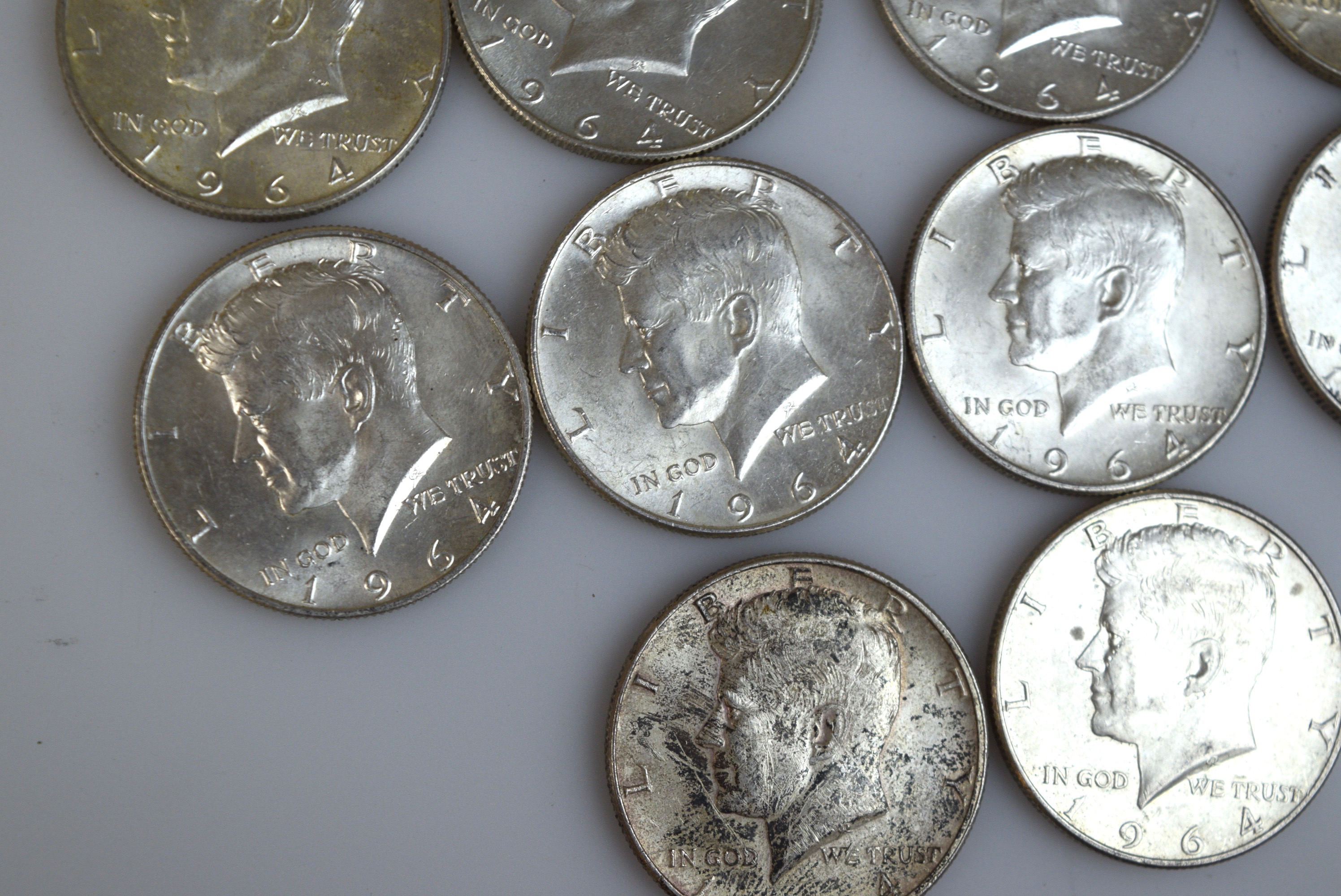 1964 Kennedy Silver Half Dollars