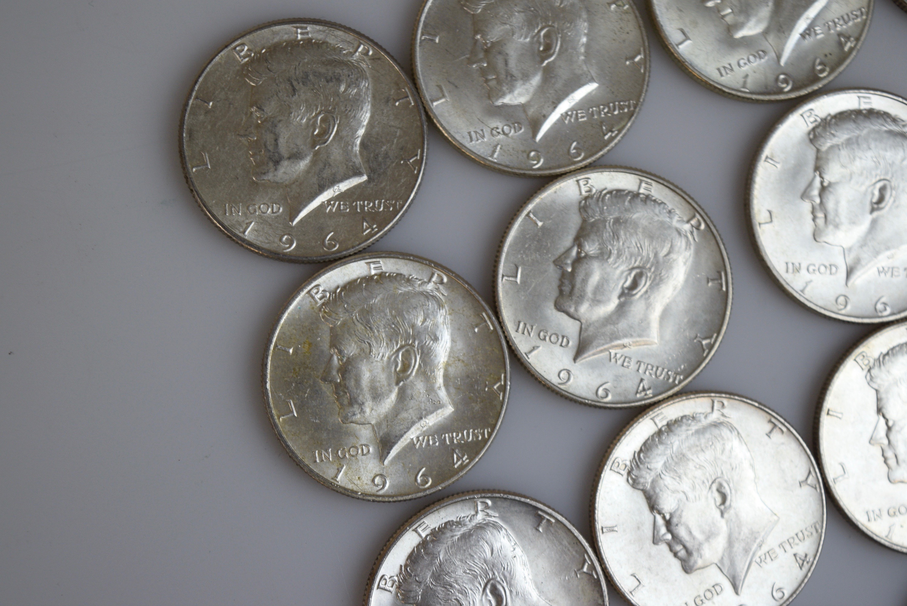 1964 Kennedy Silver Half Dollars