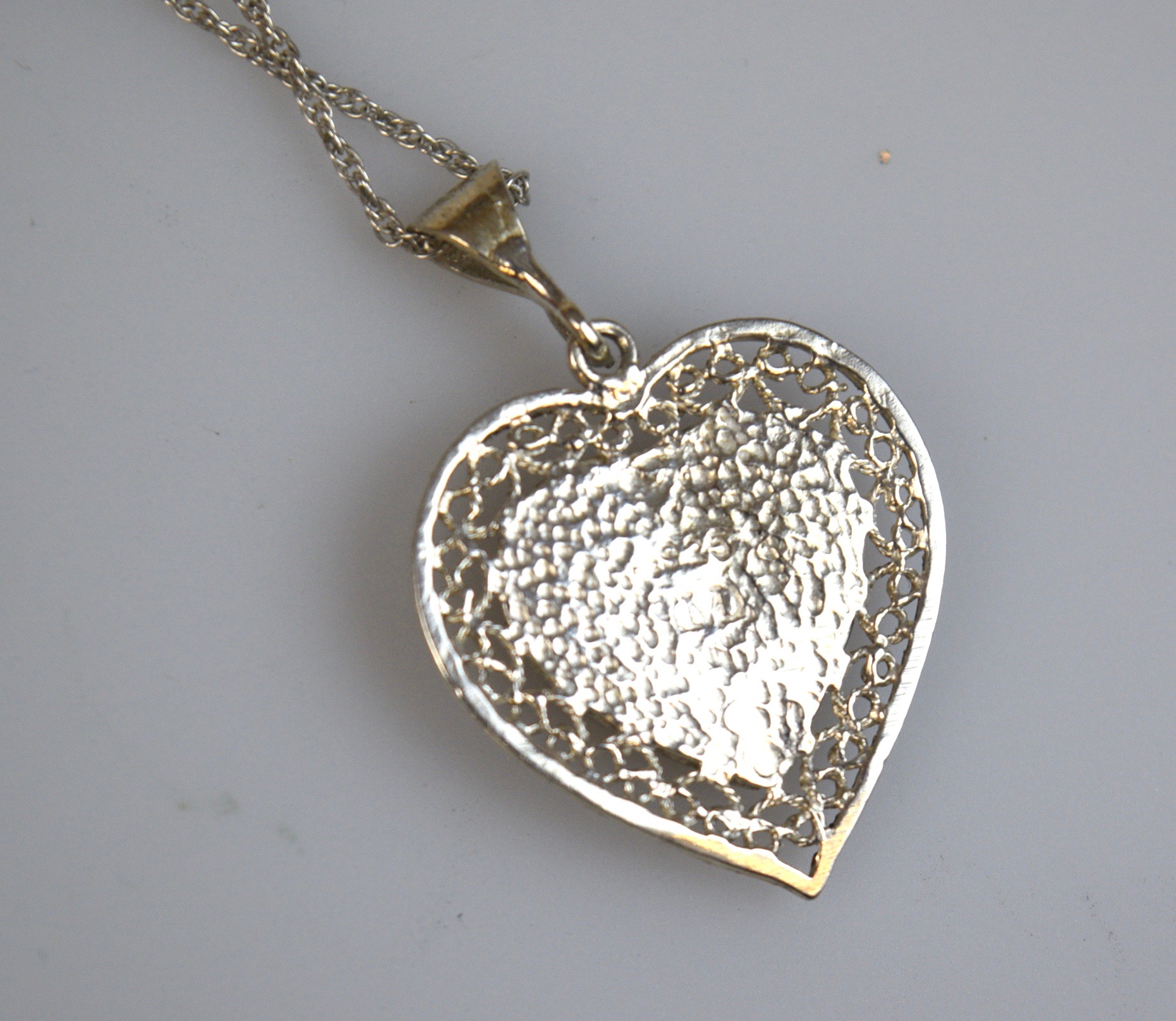 Sterling Silver Heart Necklace