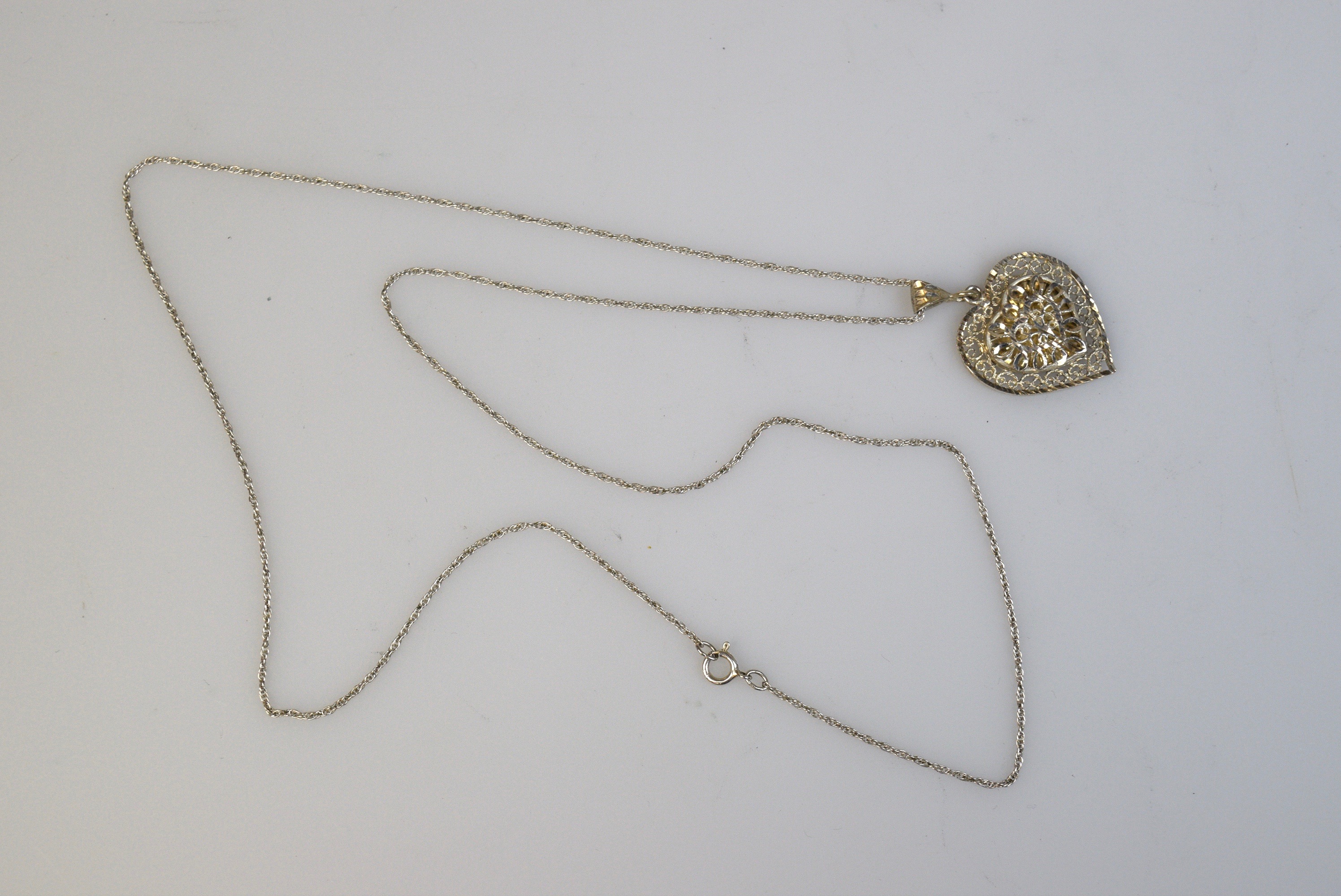 Sterling Silver Heart Necklace