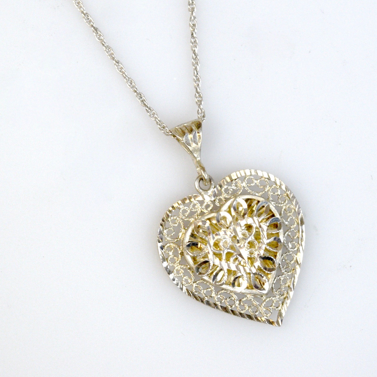 Sterling Silver Heart Necklace