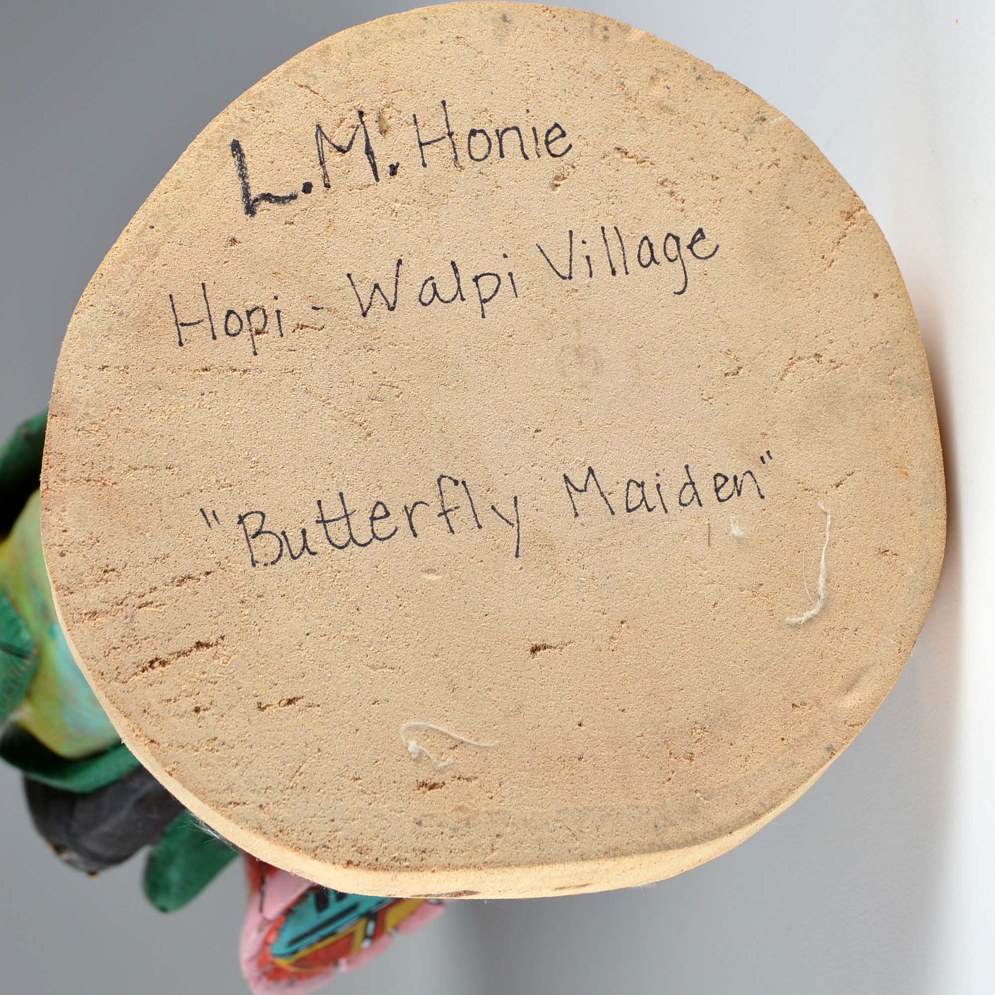 A Signed Hopi Indian Butterfly Maiden Kachina