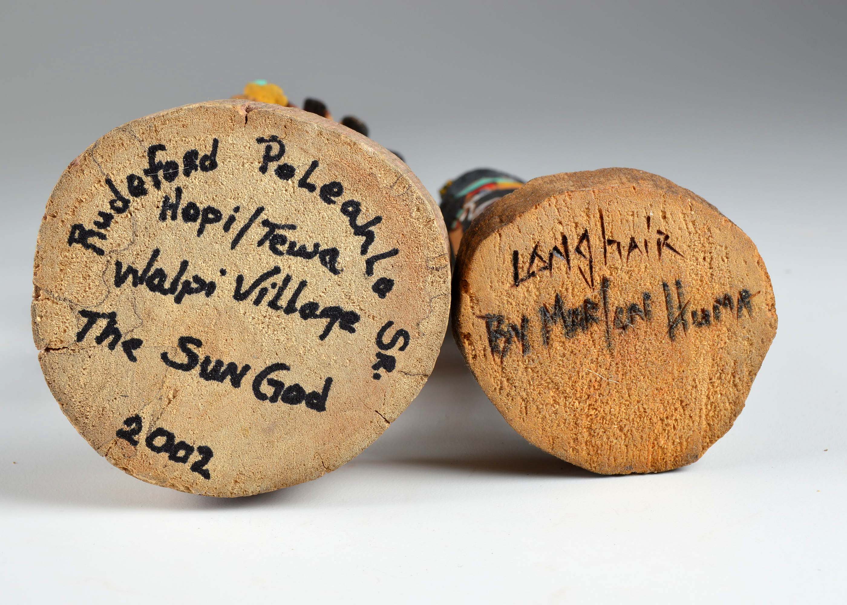 Carved and Painted American Indian Figurines