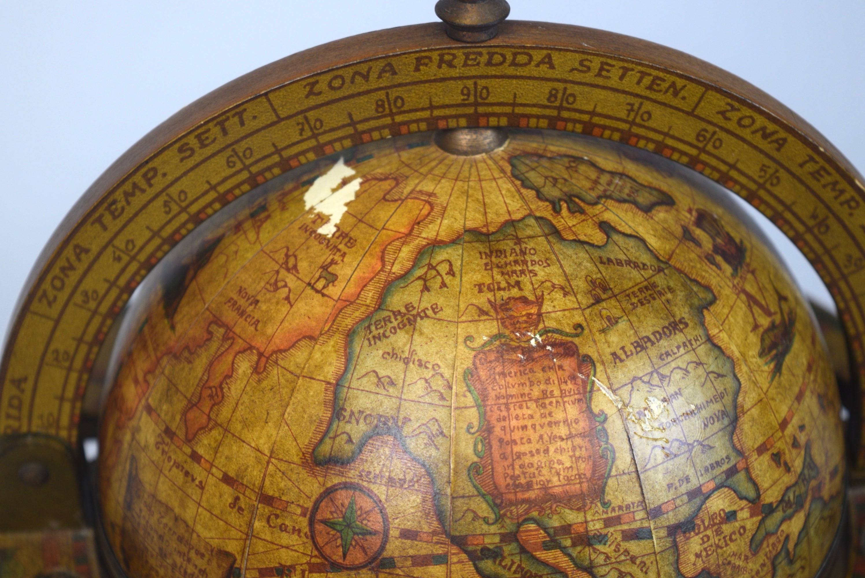 Globe Bookends and Italian Globe Ash Receiver