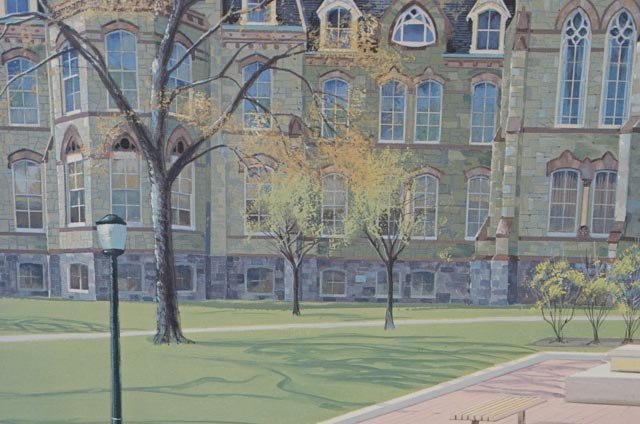 Tom Hook Signed Limited Edition Print "College Hall, University of Pennsylvania"