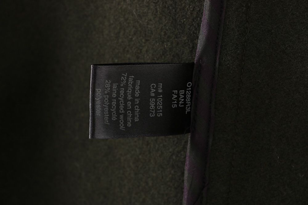 Fall 2015 John Varvatos Military Inspired Wool Peacoat