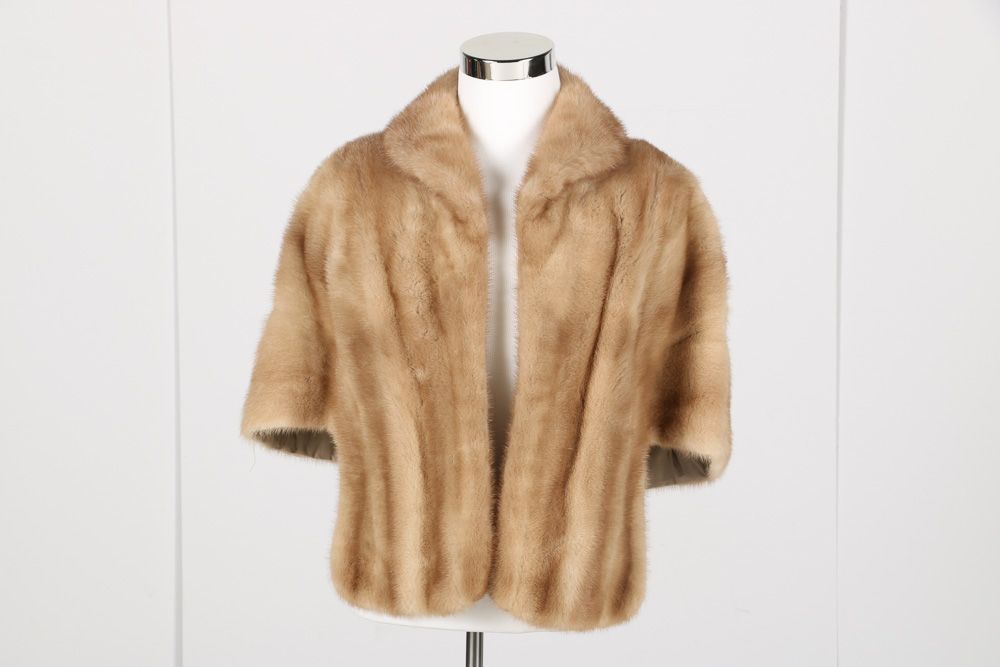 Vintage Blonde Mink Stole