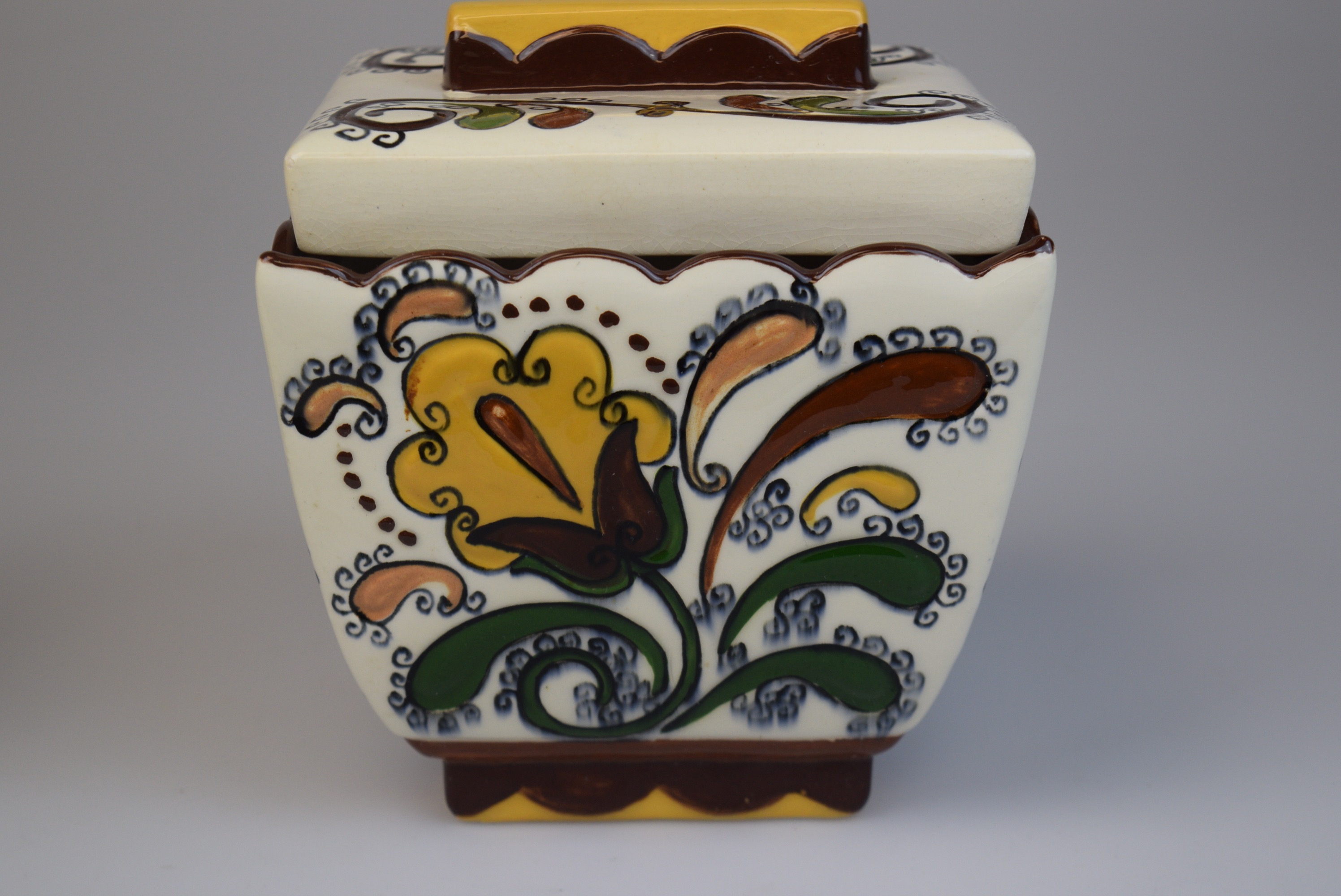 Vintage Puccinelli Italian Ceramic Canisters