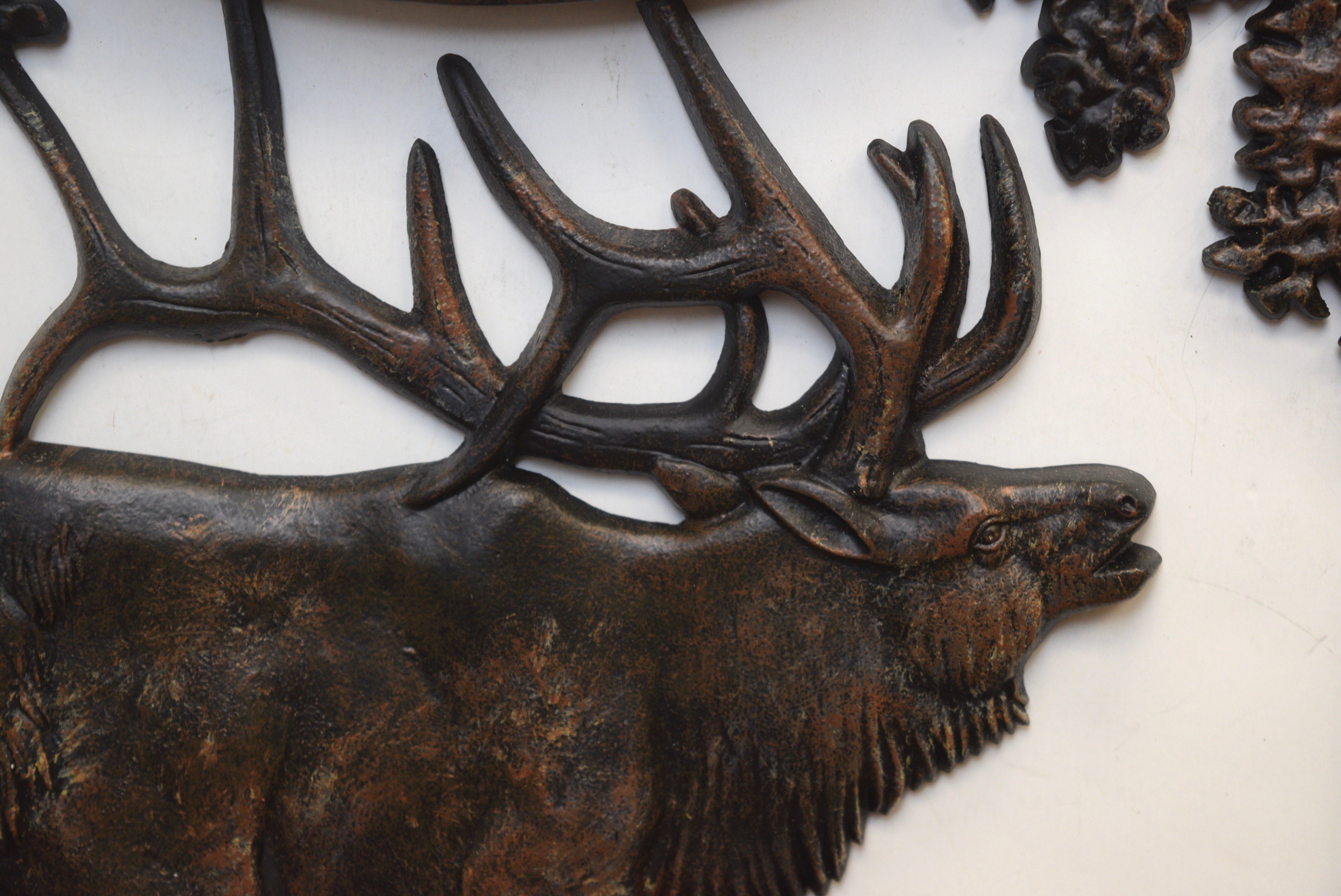 Painted Sky Designs Elk Clock