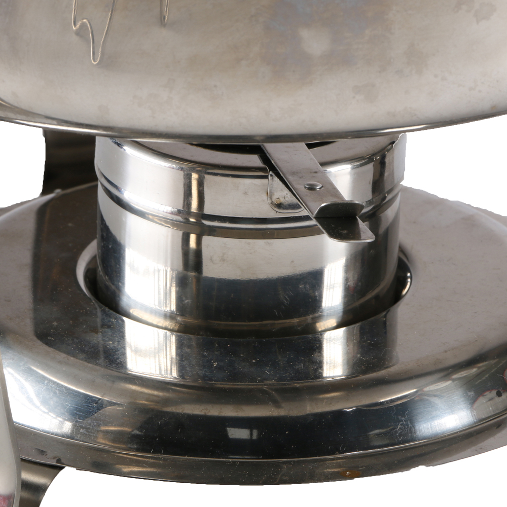 Pair of Double Boiler Design Chafing Dishes