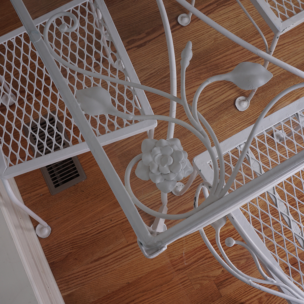 Wrought Iron Dining Table and Chairs