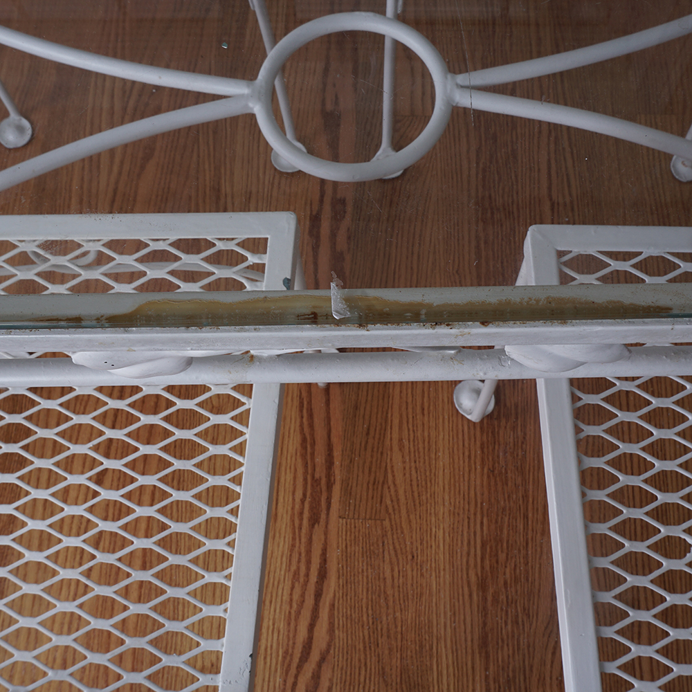 Wrought Iron Dining Table and Chairs