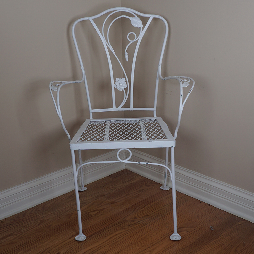 Wrought Iron Dining Table and Chairs