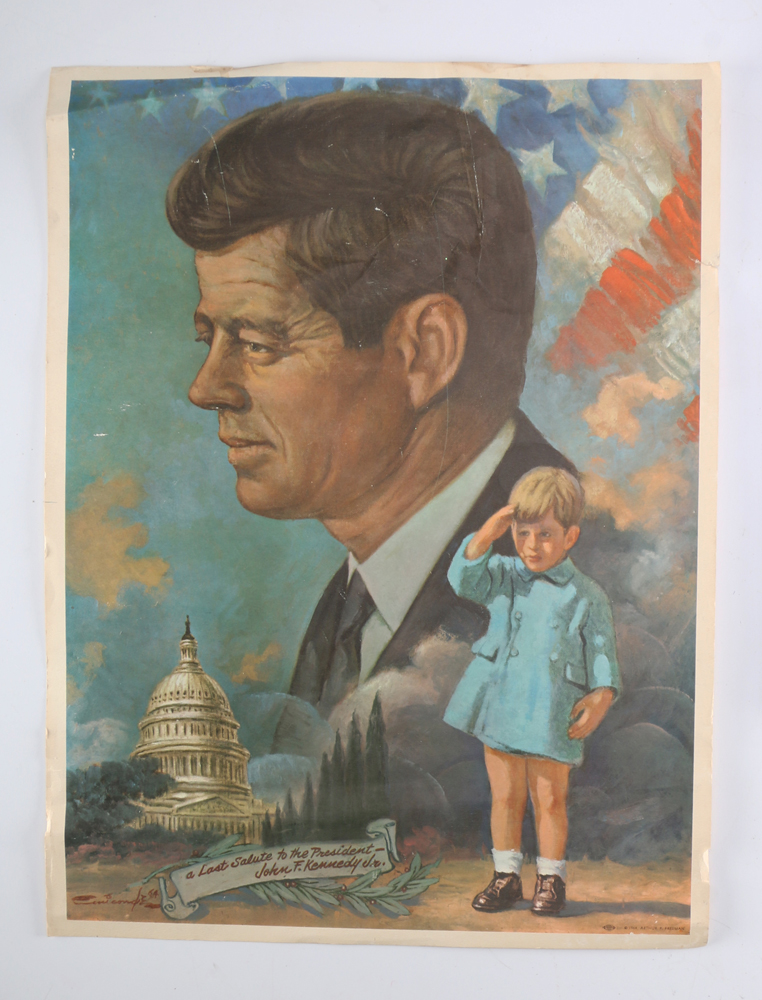 Pair of Offset Lithograph John F. Kennedy Prints