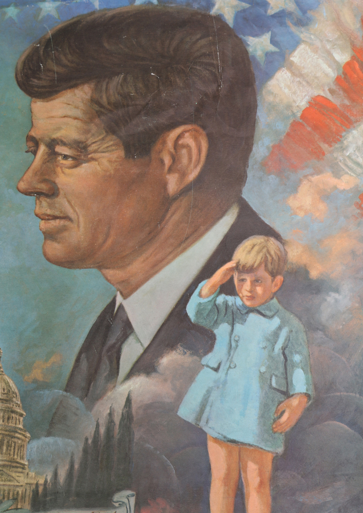 Pair of Offset Lithograph John F. Kennedy Prints