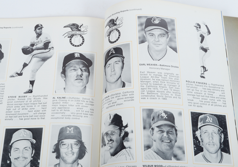 1974 MLB All Star Game Program