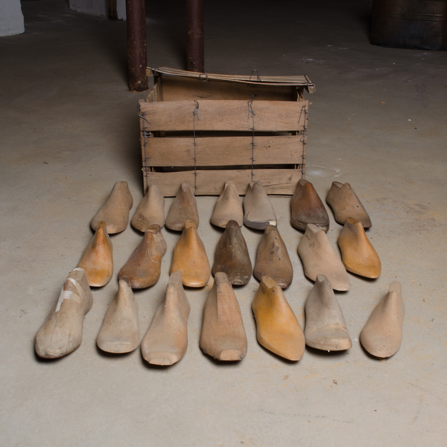Vintage Wood Shoe Molds