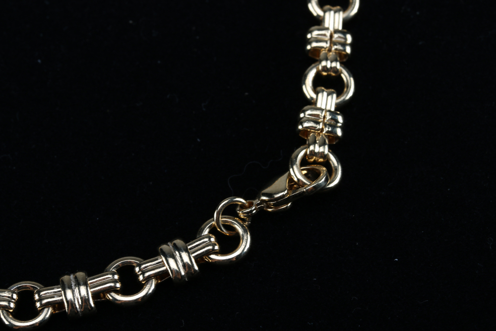 Assorted Gold Tone Chain Necklaces