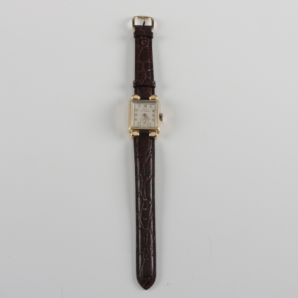 10K Yellow Gold Filled Paul Breguette Wrist Watch